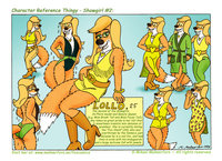 Character Reference Thingy - Showgirl #2: Lollo by Micke - fox, female, vixen