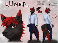 ref467/ Reference: Lunarmage (V1 Clothed) by darkgoose - fox, male, commission, sheet, ref, canid, darkgoose, reference, sfw, rs