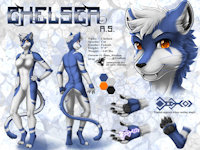 ref471/ Reference: Chelsea by darkgoose - cat, feline, female, commission, sheet, ref, darkgoose, reference, sfw, rs