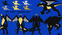 ref sheet for BigBadDragon by SAOxStreety - dragon, male, reference sheet, refsheet