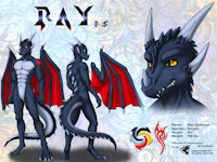 ref483/ Reference: Ray (V1 SFW) by darkgoose - dragon, male, commission, sheet, ref, darkgoose, reference, scalies, sfw, rs