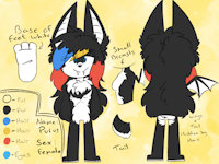 Fem Purus Ref Sheet by DDDAfterDark - girl, female, bat, character sheet, pose, sheet, color, colour, ref sheet, mammal, fruit bat, purus