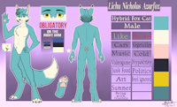 2020 Foxcat Reference Sheet by lichu246 - fox, cat, male, hybrid, reference sheet, digital, digital media, fursona, ref sheet, reference, digital art, foxcat, digitalart, hybrid species, ., lichu, digital media (artwork), bymakka