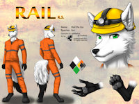 ref487/ Reference: Rail the fox by darkgoose - fox, male, commission, sheet, ref, canid, darkgoose, reference, sfw, rs