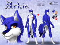 ref489/ Reference: Arkie by darkgoose - wolf, male, commission, sheet, ref, canid, darkgoose, reference, sfw, rs