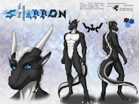 ref490/ Reference: Sharron by darkgoose - dragon, male, commission, sheet, ref, darkgoose, reference, scalies, sfw, rs