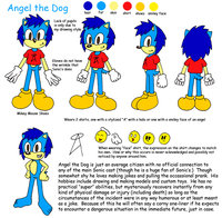 Angel reference sheet by angel85 - dog, male, character, sheet, angel, sonic fanon characters