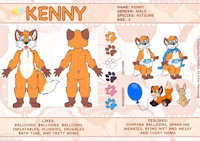 Kenny's Model Sheet - Yookey by KennyKitsune - boys, babyfur, diaper, fox, cub, kitsune, boy, balloons, male, diapers, plushie, babyfurs, plushies, balloon, model, baby, babies, sheet, sheets, plush, foxes, males, model sheet, cubby, kitsunes, plushes, model sheets, caoe, caoes