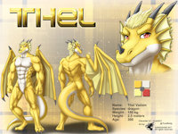 Ref494/ Reference: Thel by darkgoose - dragon, male, commission, muscle, sheet, ref, darkgoose, reference, scalies, sfw, rs