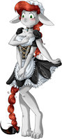 Mara Mikal by FuneralDirge - bunny, female, scorpion, maid, four arms, stinger, multi arms, legends of arima, vilkata