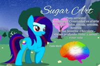 Sugar Art by Fexneel - female, mare, pony, oc, sugar, mlp, pony oc, sugar art