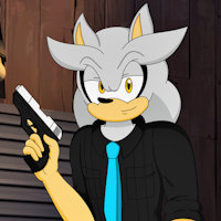 Lantern The Hedgehog (2020 UPDATE) by Silverfantastic - male, hedgehog, gun, detective, mobian, sonic fan character, homicide, sonic au, lantern the hedgehog, walther p99