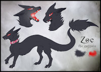 Zoe the Zorgoia by KibaKurokage - ambiguous gender, zorgoia