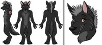 Fenris refsheet by TlaiLaxu - wolf, male