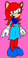 Stacy the Hedgehog by GurahkWeavile - female, school, hedgehog, teacher, character, sonic, milf, oc, fan, fancharacter, fc, english, math, fan character, sonic fanon characters