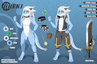 Dreki Reference sheet by Kuramichan - dragon, male, reference sheet, character sheet