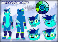 Reference Sheet [SFW] v3.1 by Zeith - wolf, reference sheet, character sheet, simple background