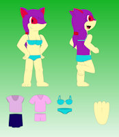 Jacqueline Reference Sheet 2020 by TheMRCAGDL - female, panties, underwear, reference sheet, pokemon, bra, quilava