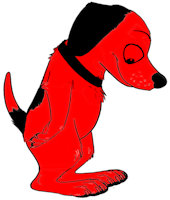Woodstock And Macro Red Dog Friend by BradSnoopy97 - dog, red, bird, giant, art, friend, fan, male/male, woodstock, macro micro