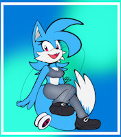 Ali, a Mobian Fox by Sonikku2008 - fox, female, character sheet, yo-yo, mobian fox