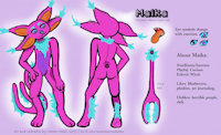 Maika's Ref Sheet by MaikaMoonKitten - reference sheet, mutant, intersex, maine, cooncat, nonbinary