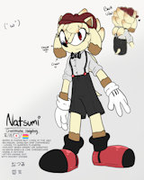 Natsumi by Toonsexual - female, hedgehog, japanese, sonic fc, sonicfancharacter, sonicoc