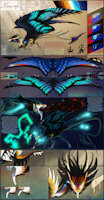 Personal - Muzafr 2.0 Ref Sheet by TwilightSaint - dragon, male, magic, green, twilight, glowing, blue, feral, western, scaly, digital, dark, art, colors, desert, fire, darkness, design, wings, character, sheet, color, ref, reference, wing, dragons, saint, scalies, lightning, page, ts, scaled, scalesona, twilightsaint, tws, muzafr