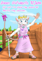 Queen Guivderin of Dugroznik by Chucky - sword, female, rat, princess, redwall, queen