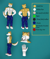 Mat Reference Sheet [Clothed] by Mat - husky, male, muscle, character sheet, reference, mat, mat husky