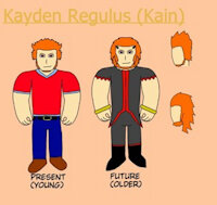 New Kain Ref by FartgodAnubis - male, demon, human, sheet, ref, reference, kayden, portraits, kain, artwork (digital), regulus