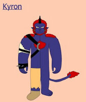 New Kyron Ref by FartgodAnubis - feline, male, sheet, ref, reference, portraits, ronso, kyron, artwork (digital)