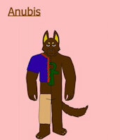 New Anubis Ref by FartgodAnubis - male, jackal, canine, sheet, ref, reference, anubis, portraits, artwork (digital)