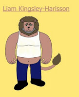 Liam Ref by FartgodAnubis - feline, male, lion, sheet, ref, liam, reference, portraits, harrison, kingsley, artwork (digital)