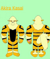 New Akira Ref by FartgodAnubis - dog, male, canine, pokemon, anthro, sheet, ref, arcanine, reference, akira, portraits, artwork (digital)