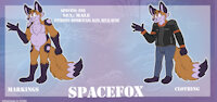Refsheet SpaceFox by SpaceFox686 - fox, male, metal, motorcycle