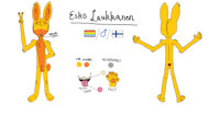Esko Reference by NikTheRabbit - bunny, male, ref sheet, reference