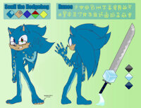 Sonil, 2.0! (Detailed) by ThracemSonil - male, hedgehog, sonic fan character, sonic fan characters, sonic oc