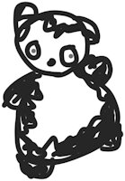 shenhua panda by typhoiddeath - feet, oc, female/solo, panda bear, cute art