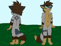 Hunter by Furryluv19 - cute, cub, male, ref sheet, sholfcoon