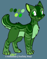 Cornichon by ShermanPuffShark - cat, male, green, pickle