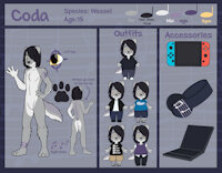 Coda by LyricCoda - cub, male, stoat, weasel