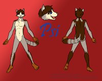 [Com] Psi's Reference Sheet (by Wildlion) by PsiNei - male, ferret, wild, sheet, reference, psi, wildlion, psinei