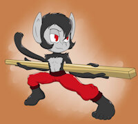 True Character Bio: Lire Fang by DoomMusk - male, commission, monkey, original character, chimp, lire