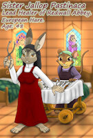 Sister Jallop by Chucky - female, mouse, hare, medical, redwall