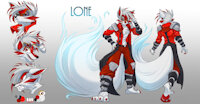 Lone Character Ref by Dreamkeepers - fox, kitsune, male, anthro, furry, character, fursona, dreamkeepers, winning