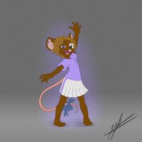 Terry Violet [by] Kline by MaverickSkye - cub, male, mouse, crossdressing, m/solo, terry violet