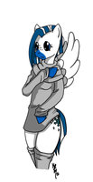 MLP OC: Winter Star by KeishaMaKainn - star, female, anthro, snow, winter, pegasus, snowflake, cutie mark, mlp:fim, mlp fim, mlpfim