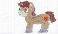 orchua by orchua - male, pony, original character, quimera