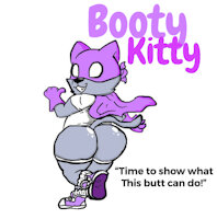 Booty Kitty: aka Sam Charles by Leagueofmisfits03 - cute, cub, cat, kitten, butt, male, gloves, mask, looking back, superhero, cape, hero, bio, thicc, league of misfits, booty kitty, sam charles