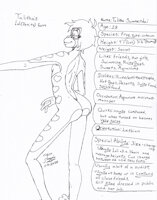 Talitha Summerdai by zmorphcom - female, ass, character sheet, frog, short hair